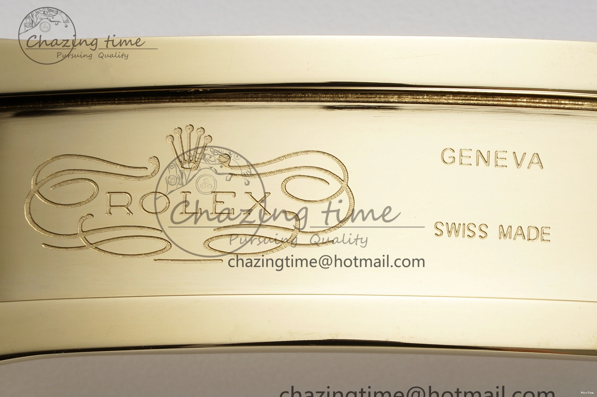 MiroTime 0505 Comfortable DayDate 40 YG JDF Gain Weight 904L Steel YG Dial Roman Markers on President Bracelet A2836 V 1821